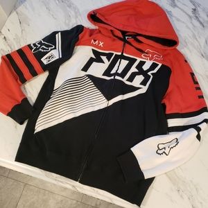 Men's FOX Zip Up Hoodie